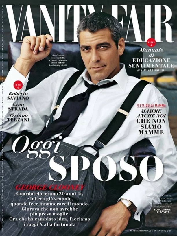 VANITY FAIR (Italy) magazine side cover Issue 18 14 May 2014
