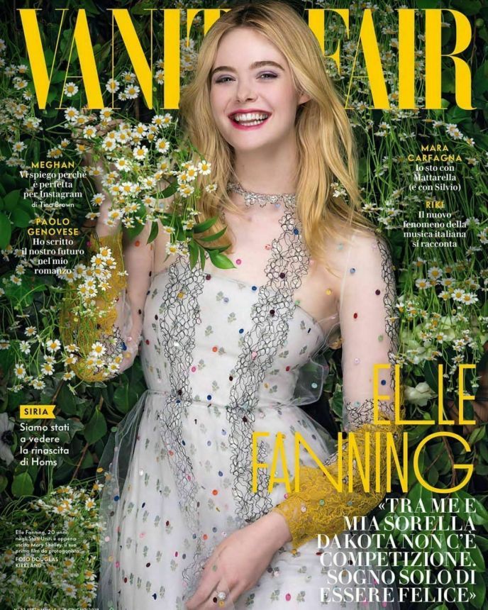 VANITY FAIR (Italy) magazine side cover Issue 22 6 June 2018
