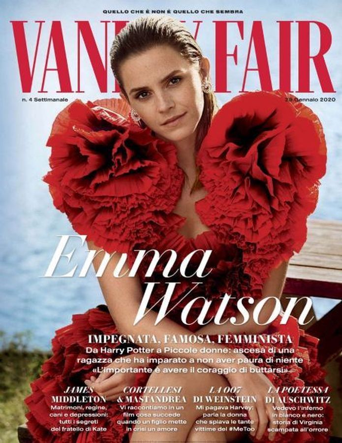 VANITY FAIR (Italy) magazine side cover 29 January 2020