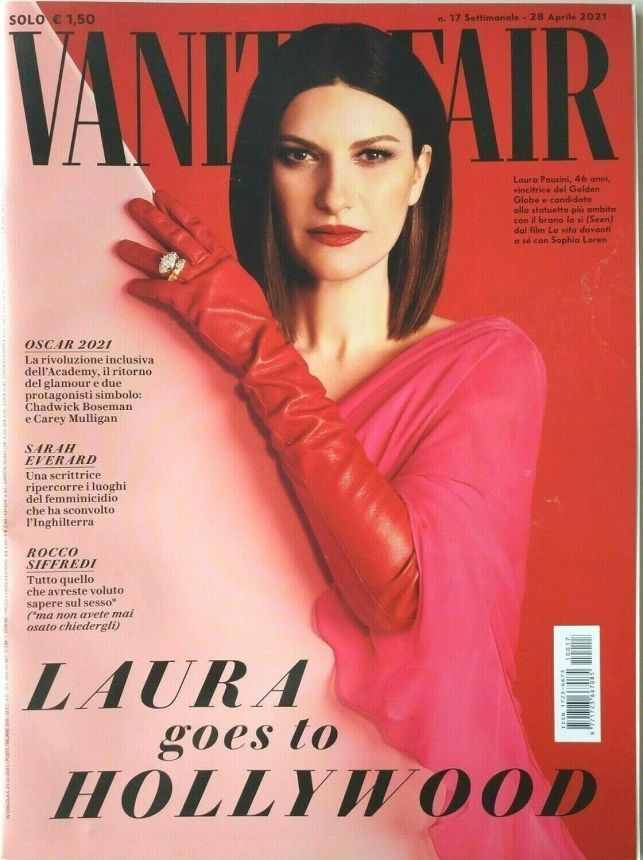 VANITY FAIR (Italy) magazine side cover Issue 17 28 April 2021