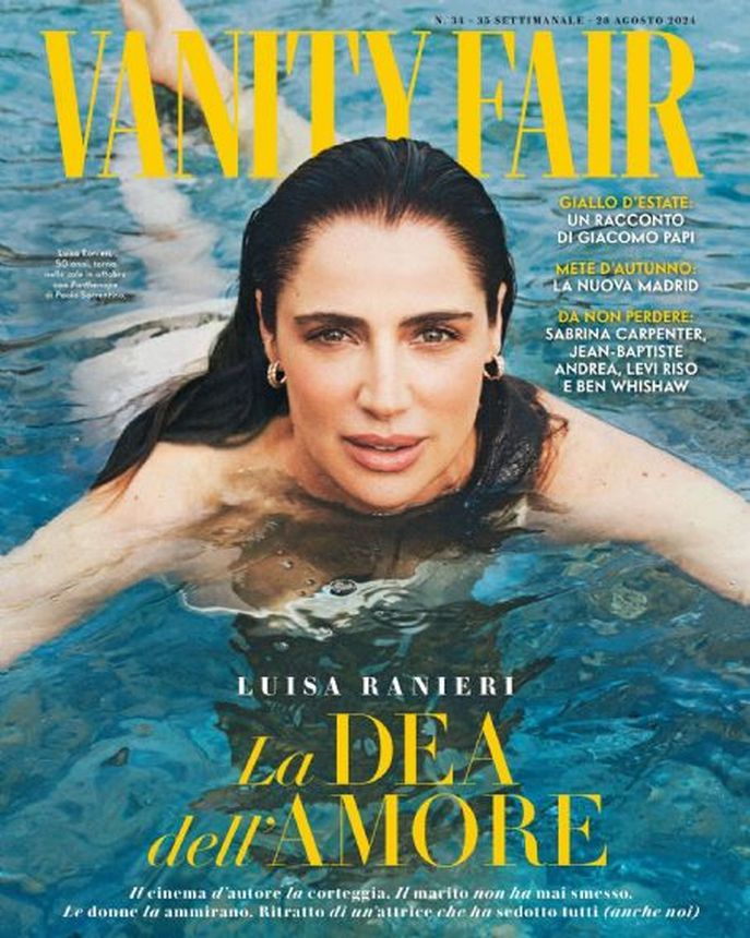 VANITY FAIR (Italy) magazine side cover 28 August 2024