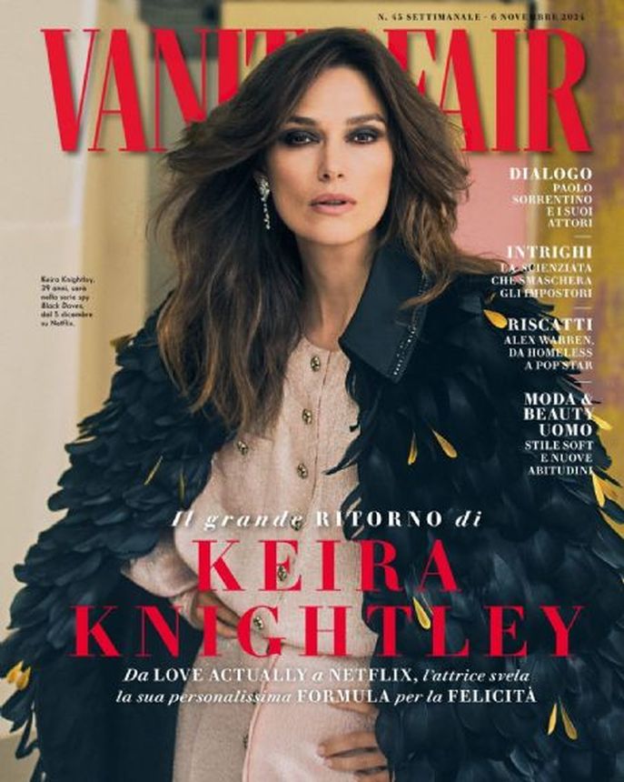 VANITY FAIR (Italy) magazine side cover 6 November 2024