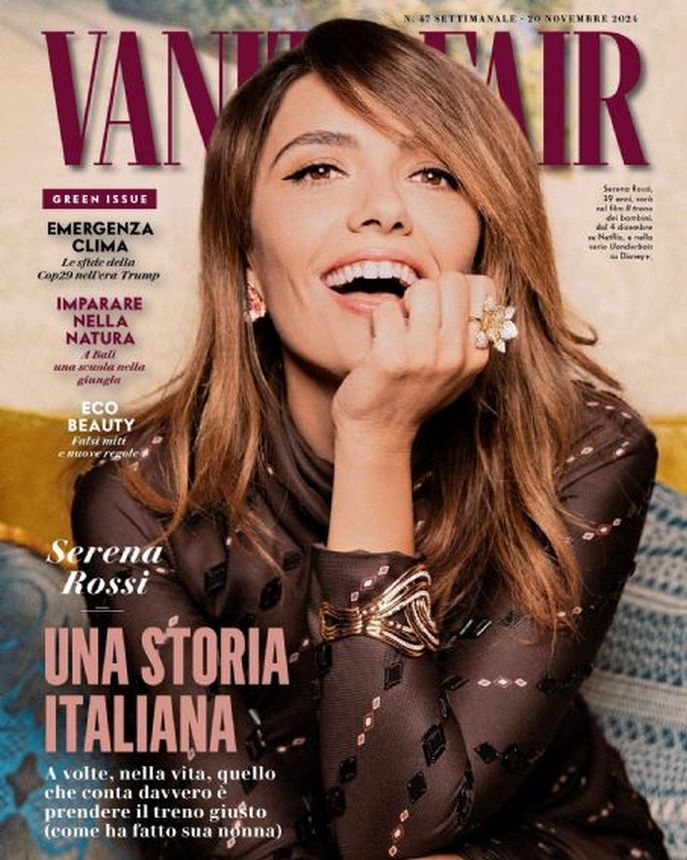 VANITY FAIR (Italy) magazine side cover 20 November 2024