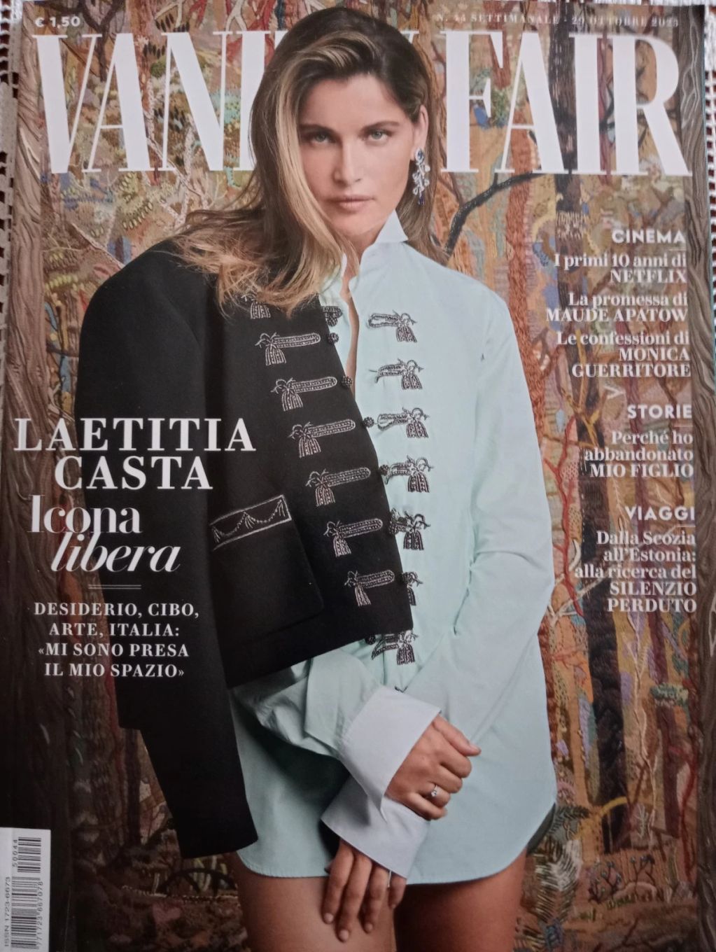 VANITY FAIR (Italy) magazine side cover Issue 44 29 October 2025