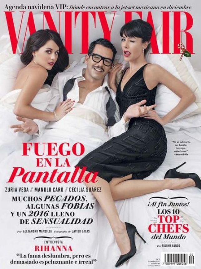VANITY FAIR MEXICO magazine side cover  December 2015