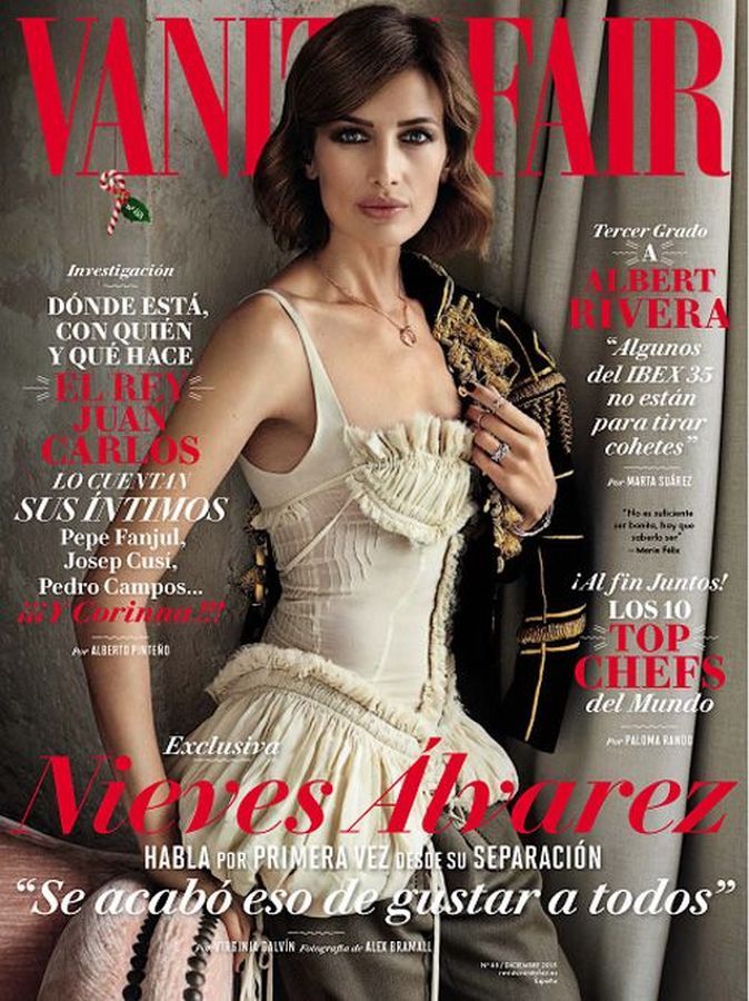 VANITY FAIR (Spain) magazine side cover  December 2015