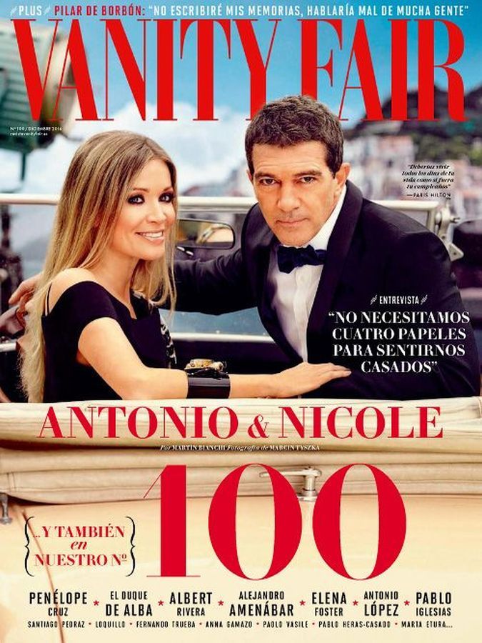 VANITY FAIR (Spain) magazine side cover  December 2016