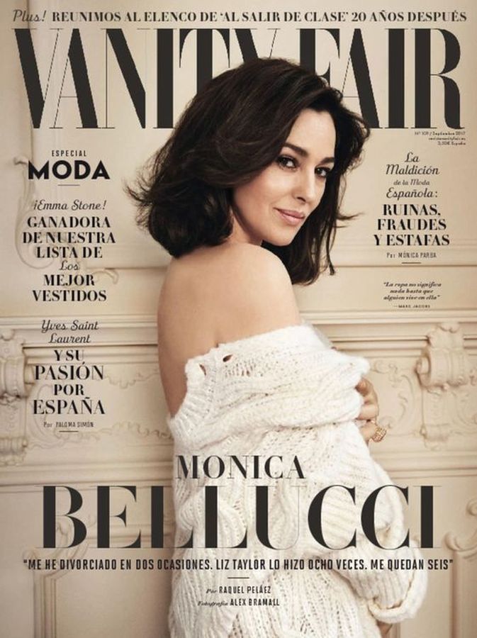 VANITY FAIR (Spain) magazine side cover  September 2017