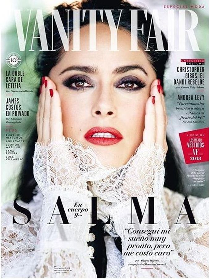 VANITY FAIR (Spain) magazine side cover  September 2018