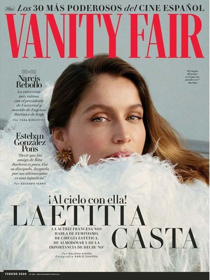 VANITY FAIR (Spain) magazine side cover  February 2020