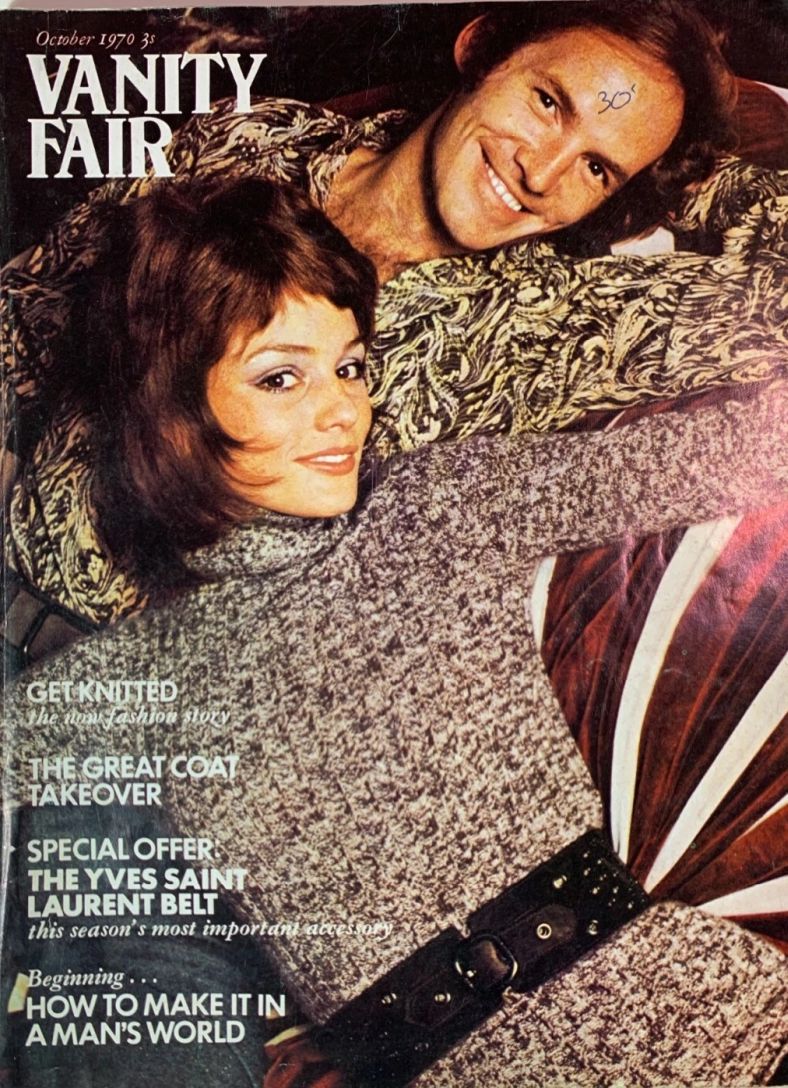 VANITY FAIR UK magazine side cover  October 1970