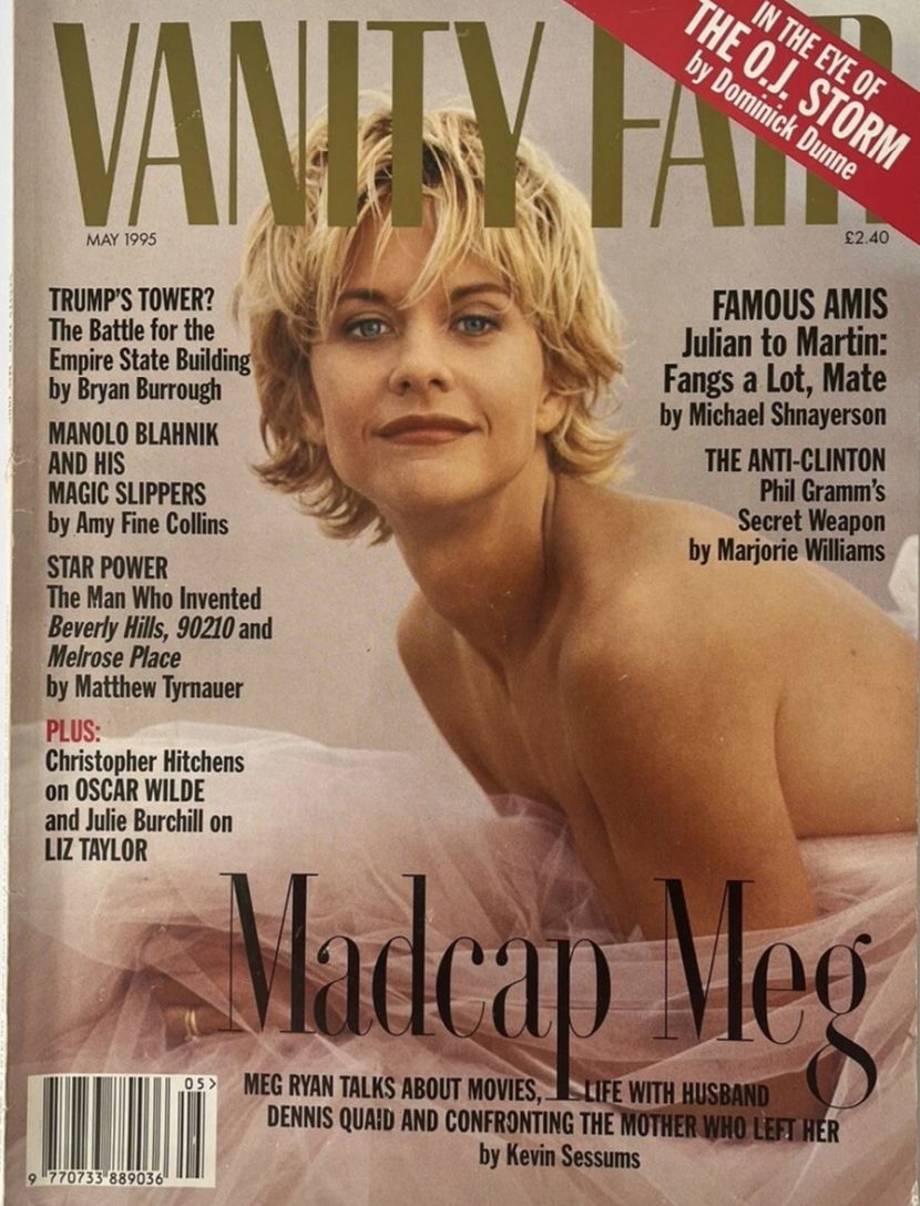 VANITY FAIR UK magazine side cover  May 1995