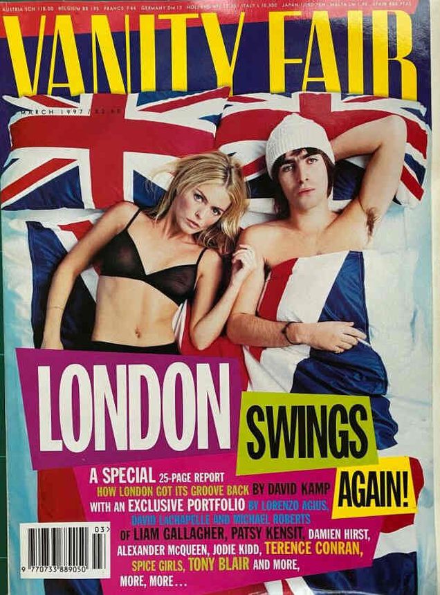 VANITY FAIR UK magazine side cover  March 1997