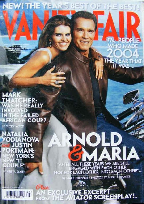 VANITY FAIR UK magazine side cover  January 2005