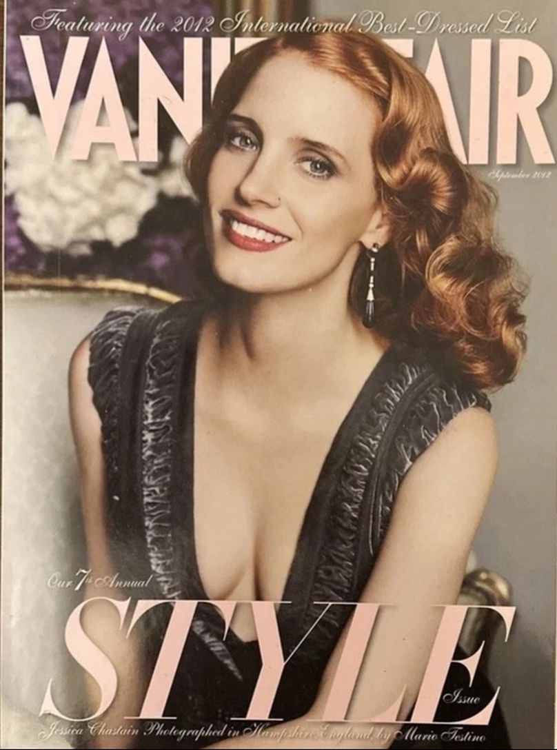 VANITY FAIR UK magazine side cover  September 2012