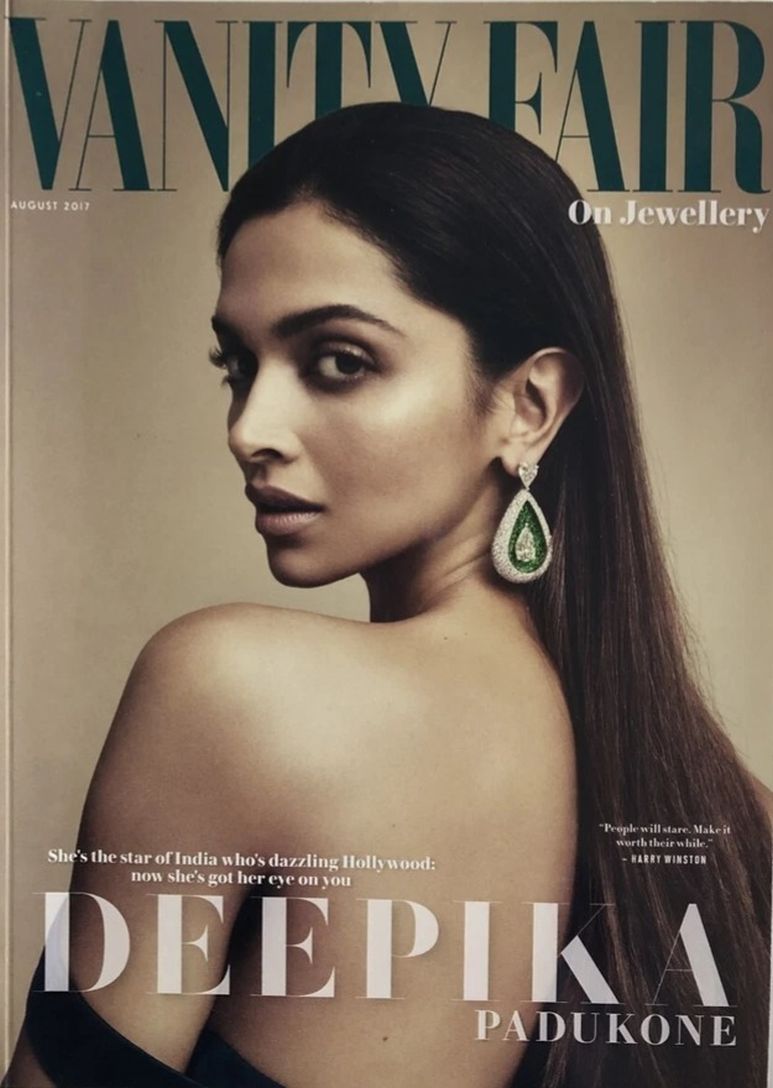 VANITY FAIR UK magazine side cover  August 2017