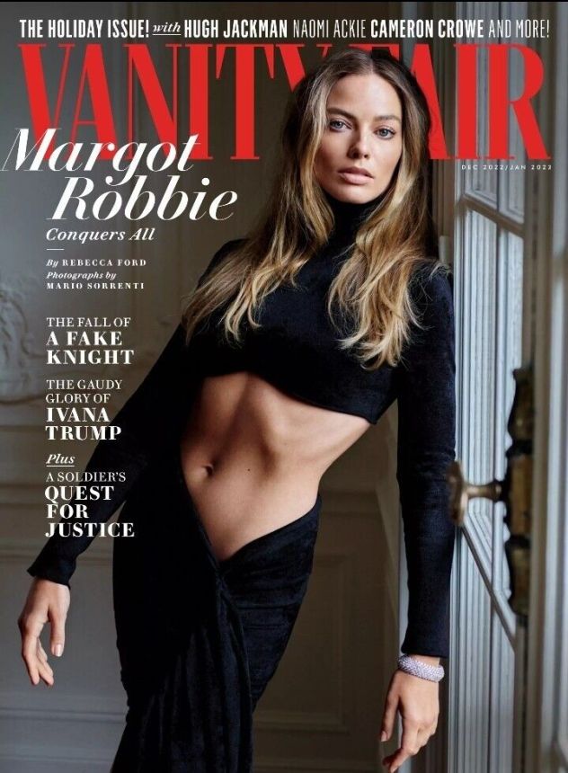VANITY FAIR UK magazine side cover  December 2022/ January 2023 