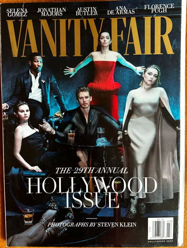 VANITY FAIR UK magazine side cover  March 2023