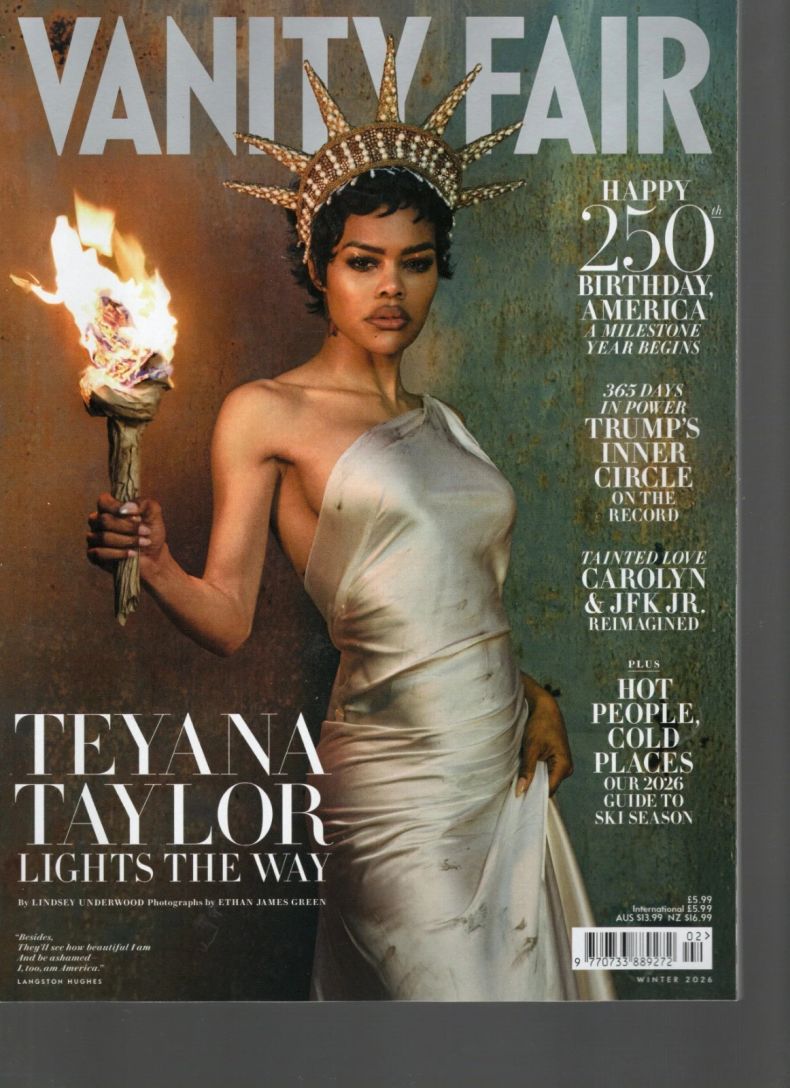 VANITY FAIR UK magazine side cover  February 2026