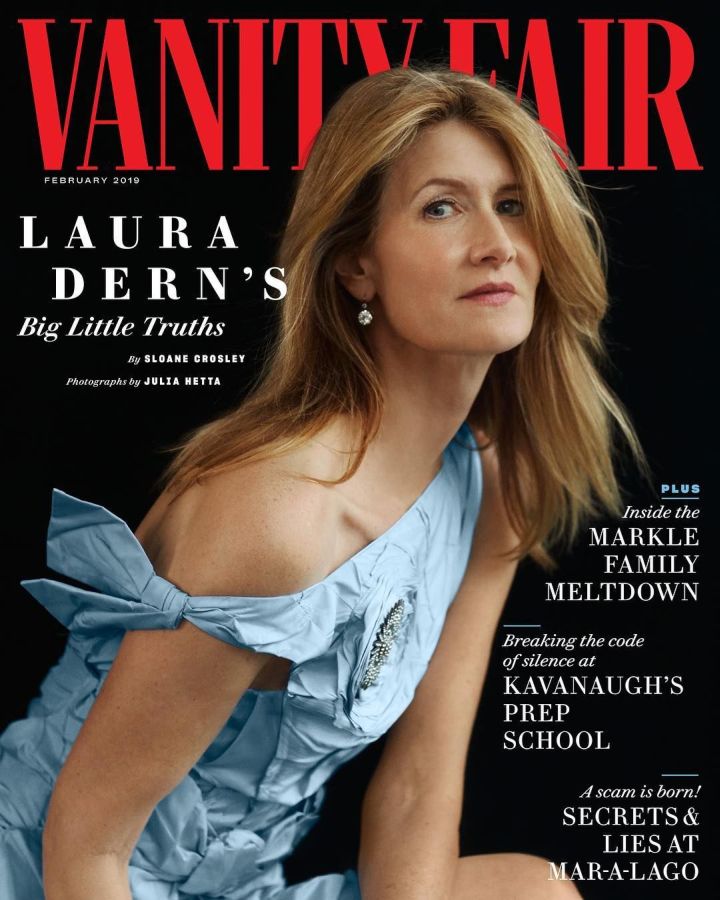 VANITY FAIR magazine side cover  February 2019