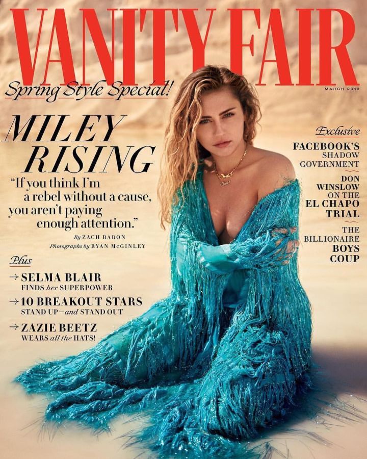 VANITY FAIR magazine side cover  March 2019