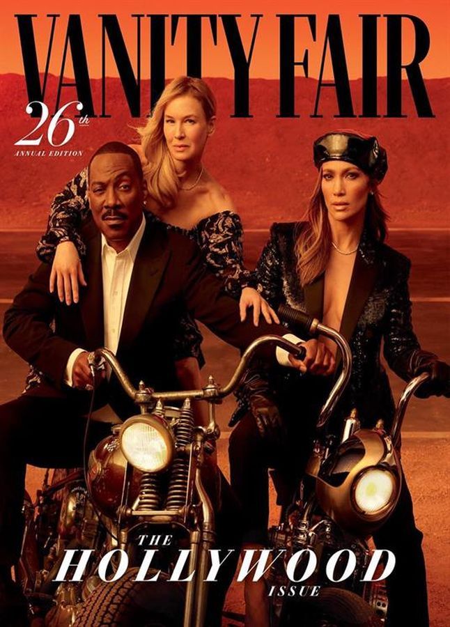 VANITY FAIR magazine side cover February 2020