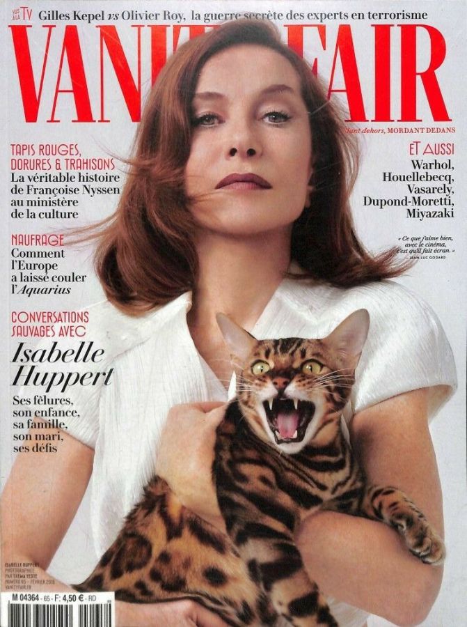 VANITY FAIR (Fr) magazine side cover Issue 65  February 2019