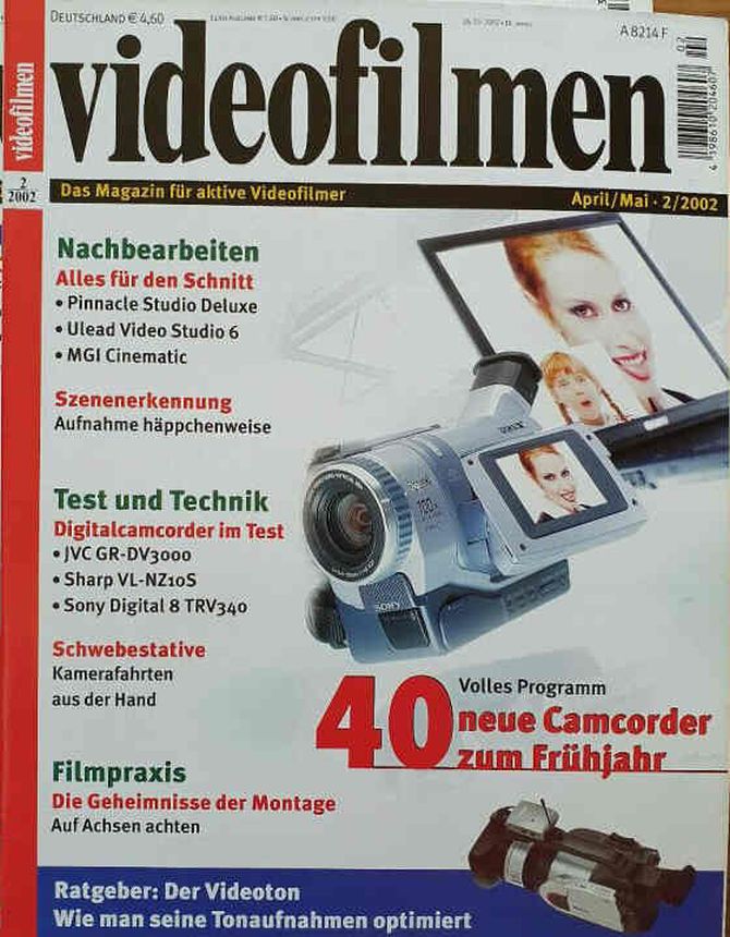VIDEOFILMEN magazine side cover  April/May 2002