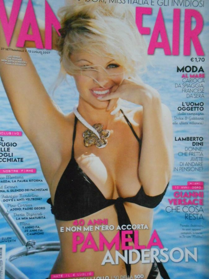 VANITY FAIR (Italy) magazine side cover Issue 27 12 July 2007