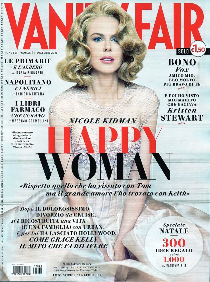 VANITY FAIR (Italy) magazine side cover Issue 49 11 December 2013