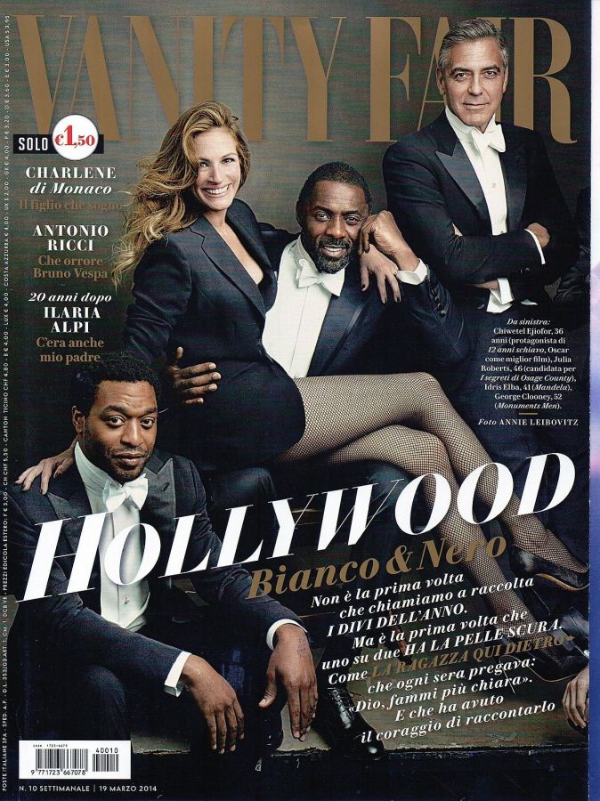 VANITY FAIR (Italy) magazine side cover Issue 10 19 March 2014