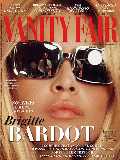 VANITY FAIR (Italy) magazine side cover Issue 11 26 March 2014