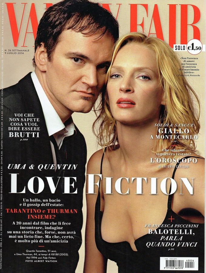 VANITY FAIR (Italy) magazine side cover Issue 26 9 July 2014