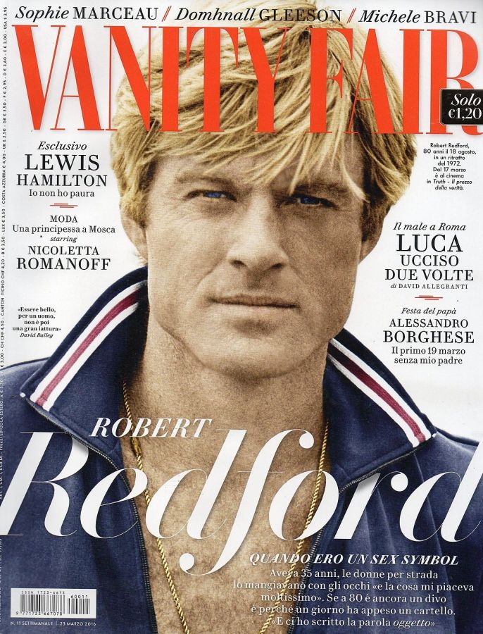 VANITY FAIR (Italy) magazine side cover Issue 11 23 March 2016