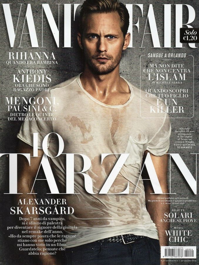 VANITY FAIR (Italy) magazine side cover Issue 24 22 June 2016