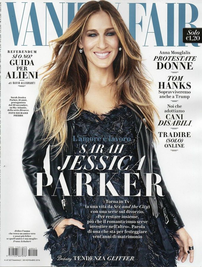VANITY FAIR (Italy) magazine side cover Issue 47 30 November 2016