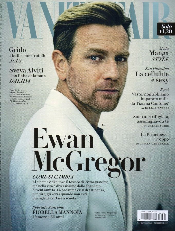 VANITY FAIR (Italy) magazine side cover Issue 6 15 February 2017