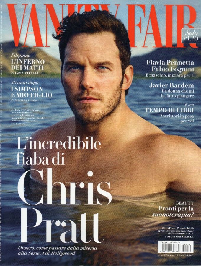 VANITY FAIR (Italy) magazine side cover Issue 16 26 April 2017
