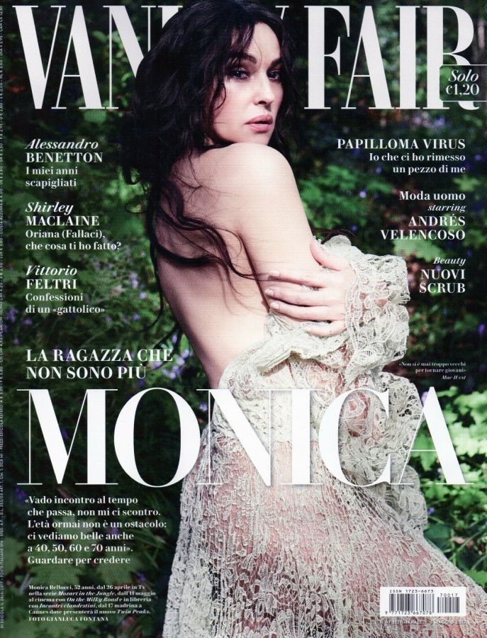 VANITY FAIR (Italy) magazine side cover Issue 17 3 May 2017
