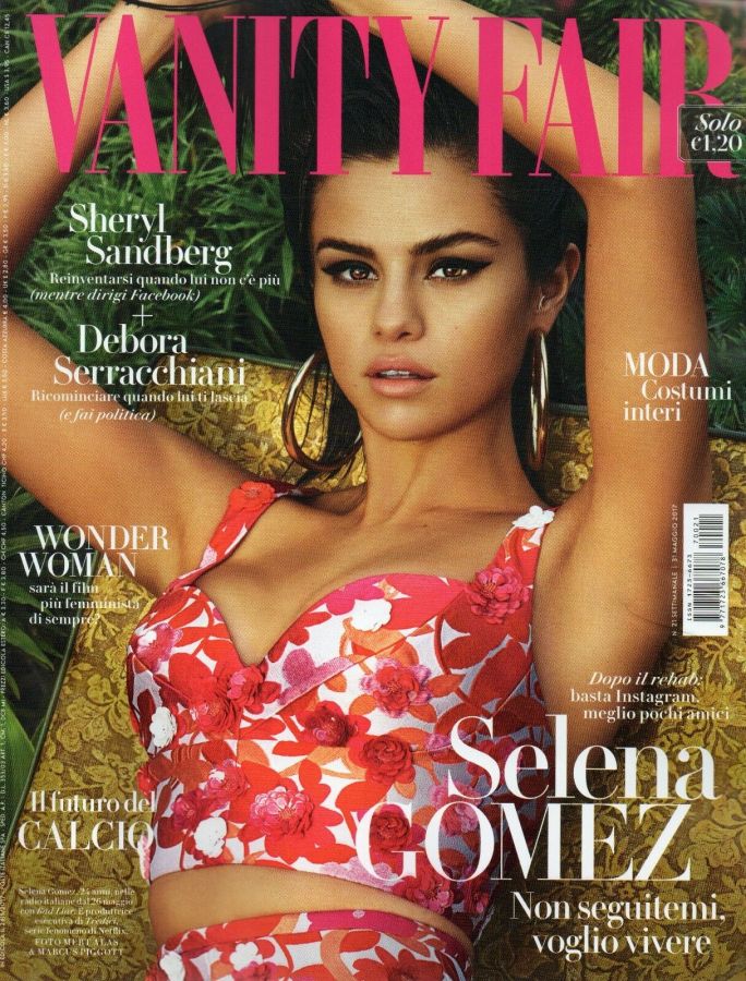 VANITY FAIR (Italy) magazine side cover Issue 21 21 May 2017