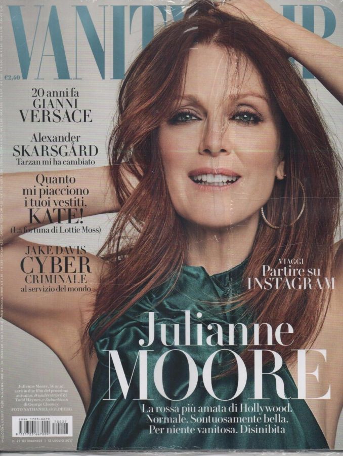 VANITY FAIR (Italy) magazine side cover Issue 27 12 July 2017