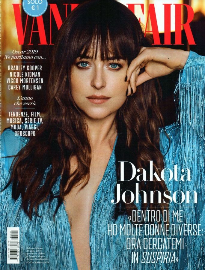 VANITY FAIR (Italy) magazine side cover Issue 1 9 January 2019