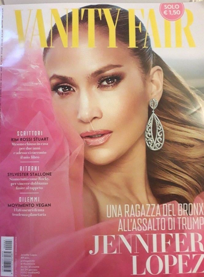 VANITY FAIR (Italy) magazine side cover Issue 3 23 January 2019