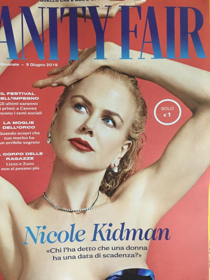 VANITY FAIR (Italy) magazine side cover Issue 22 5 June 2019