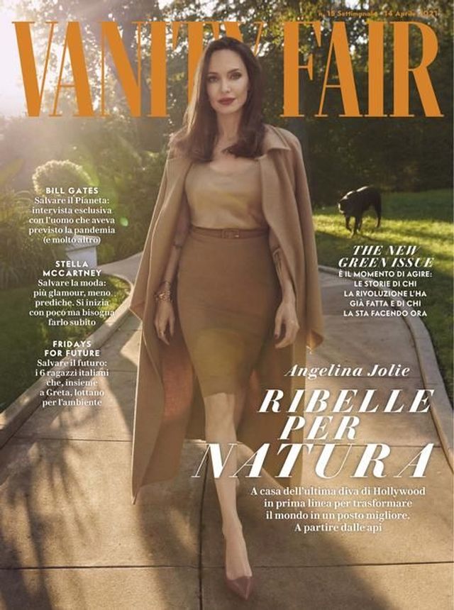 VANITY FAIR (Italy) magazine side cover Issue 15 14 April 2021
