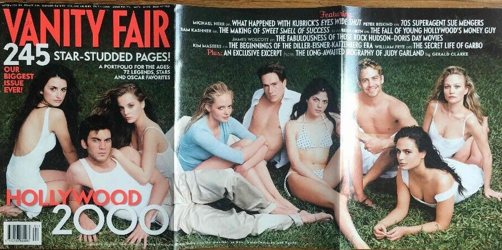 VANITY FAIR UK magazine side cover  April 2000