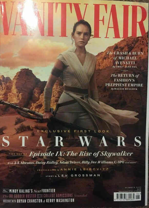 VANITY FAIR UK magazine side cover Summer 2019