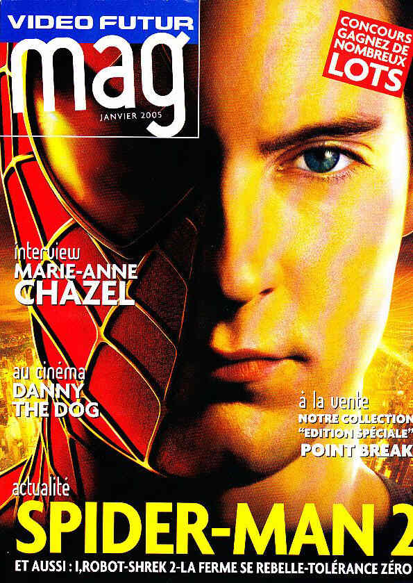 VIDEO FUTUR MAG magazine side cover Issue 28 January 2005