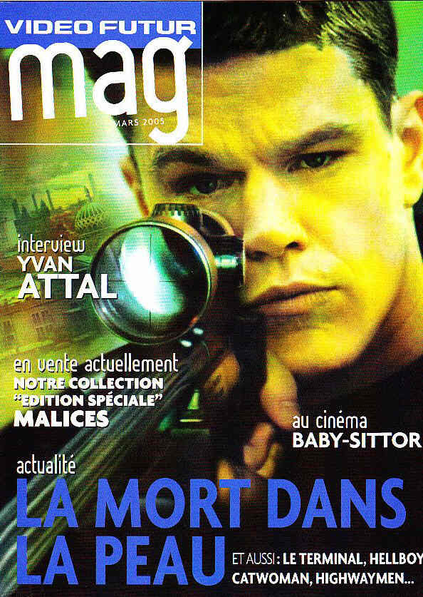 VIDEO FUTUR MAG magazine side cover March 2005