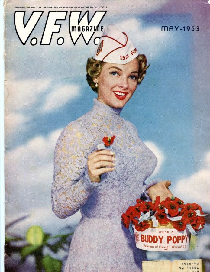 V.F.W. magazine side cover May 1953